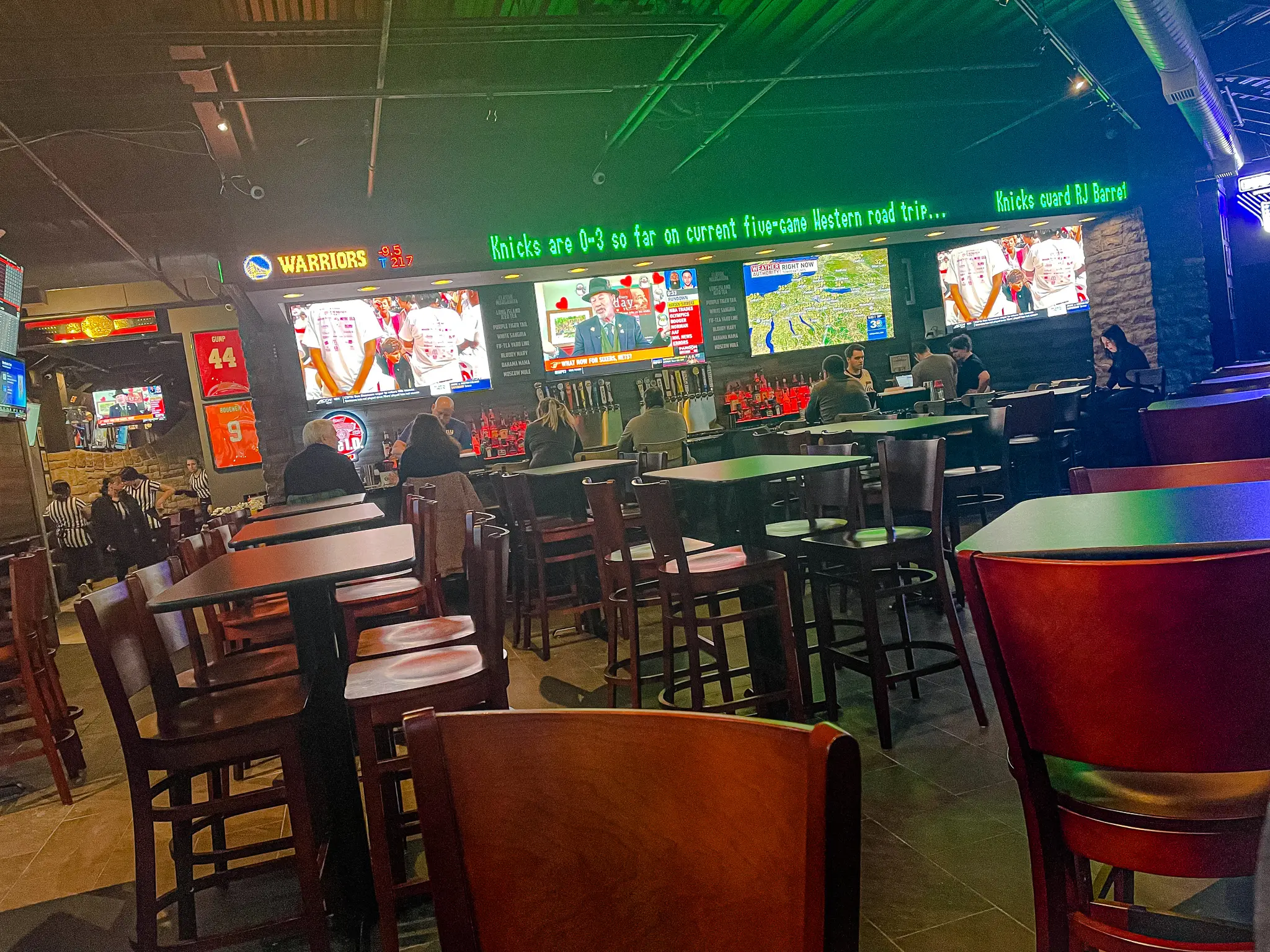 The Rock Sports Bar and Grill interior
